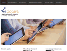 Tablet Screenshot of edocere.com
